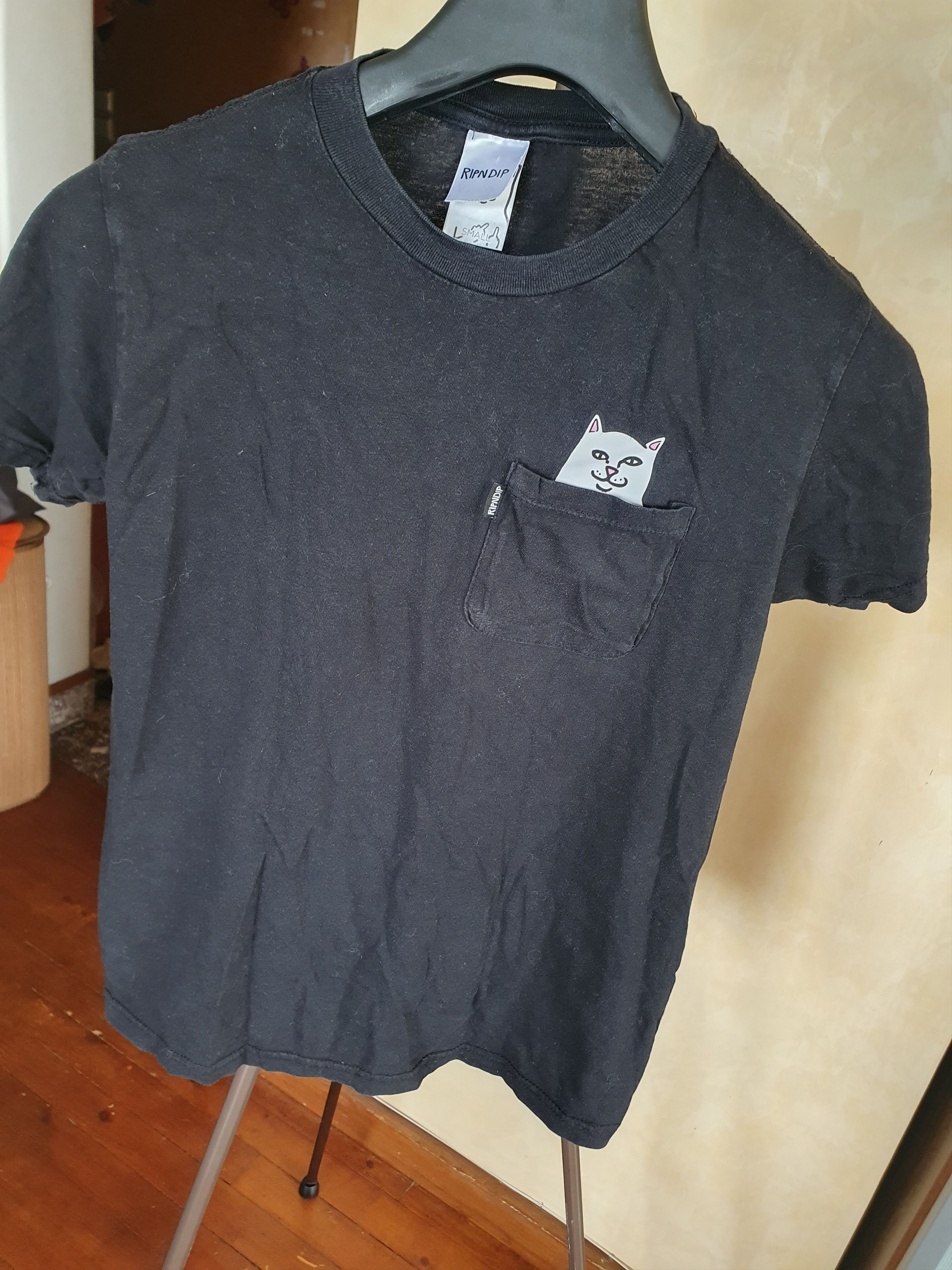 RIPNDIP Rip N Dip pocket tee Cat In Pocket t-shirt sz S Size US S / EU 44-46 / 1 - 6 Thumbnail