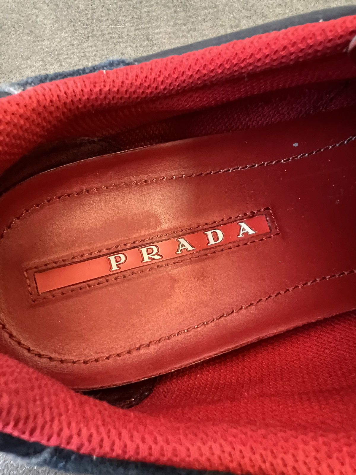 Prada Prada Men's Scamosciato Nylon suede Low-top Sneakers Size US 11 / EU 44 - 17 Thumbnail