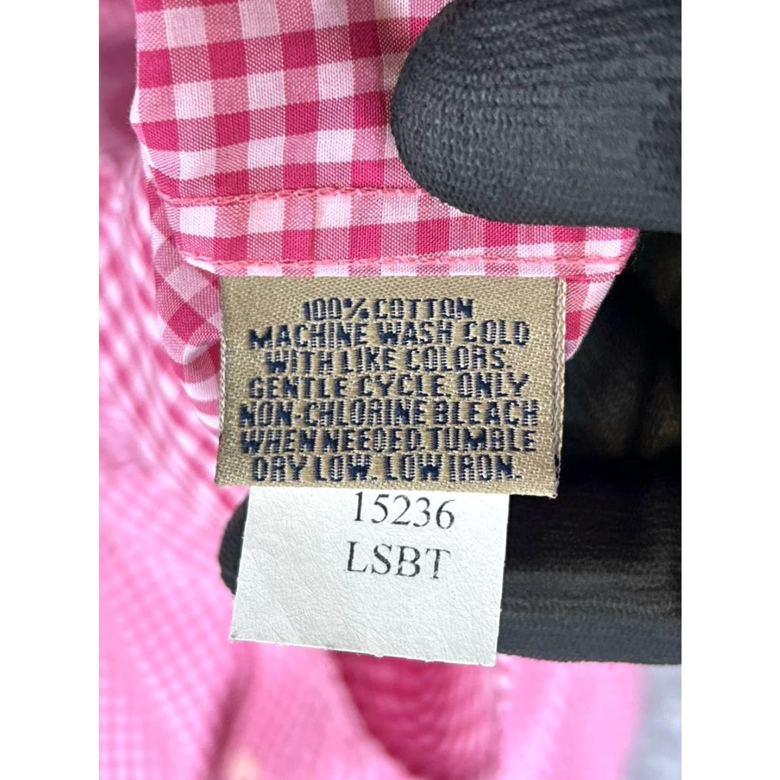 Bills Khakis Bills Khakis Shirt Mens Xl Pink White Cotton Button Up Size US XL / EU 56 / 4 - 4 Thumbnail