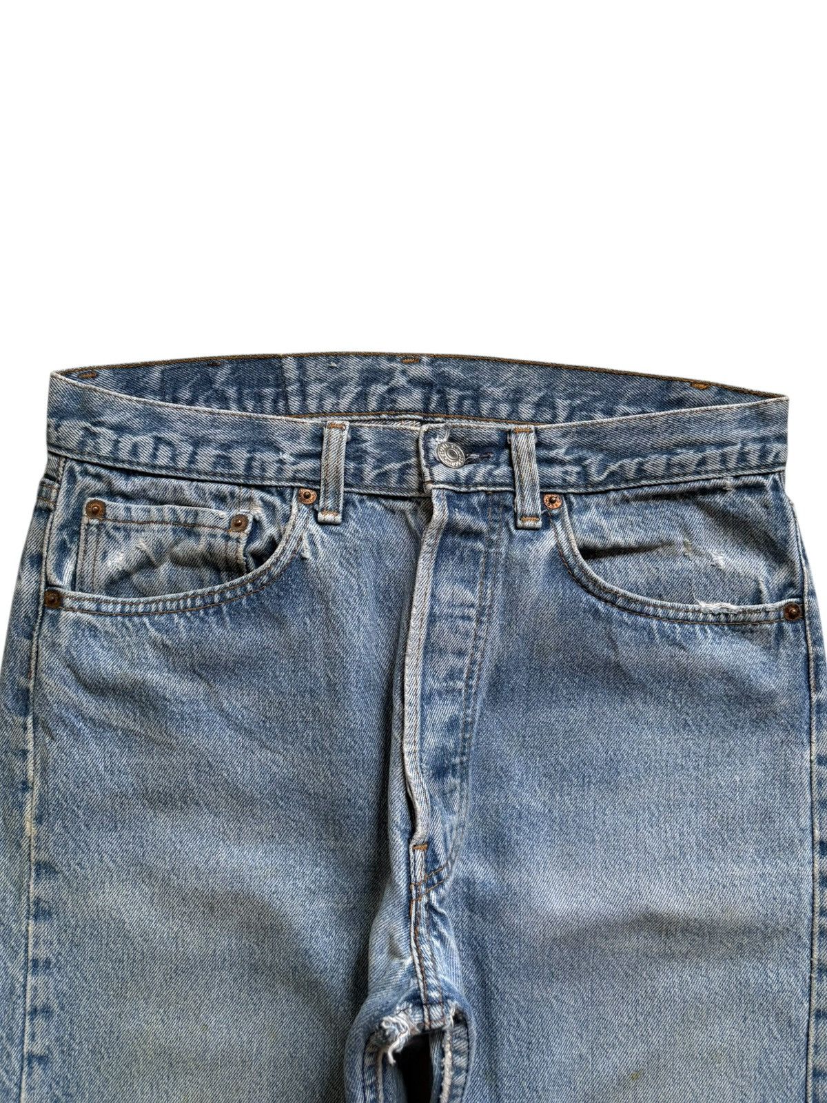 Levi's SALES🔥Vintage 90s Levis 501 Button Fly Mud Wash Jeans Size US 30 / EU 46 - 4 Thumbnail