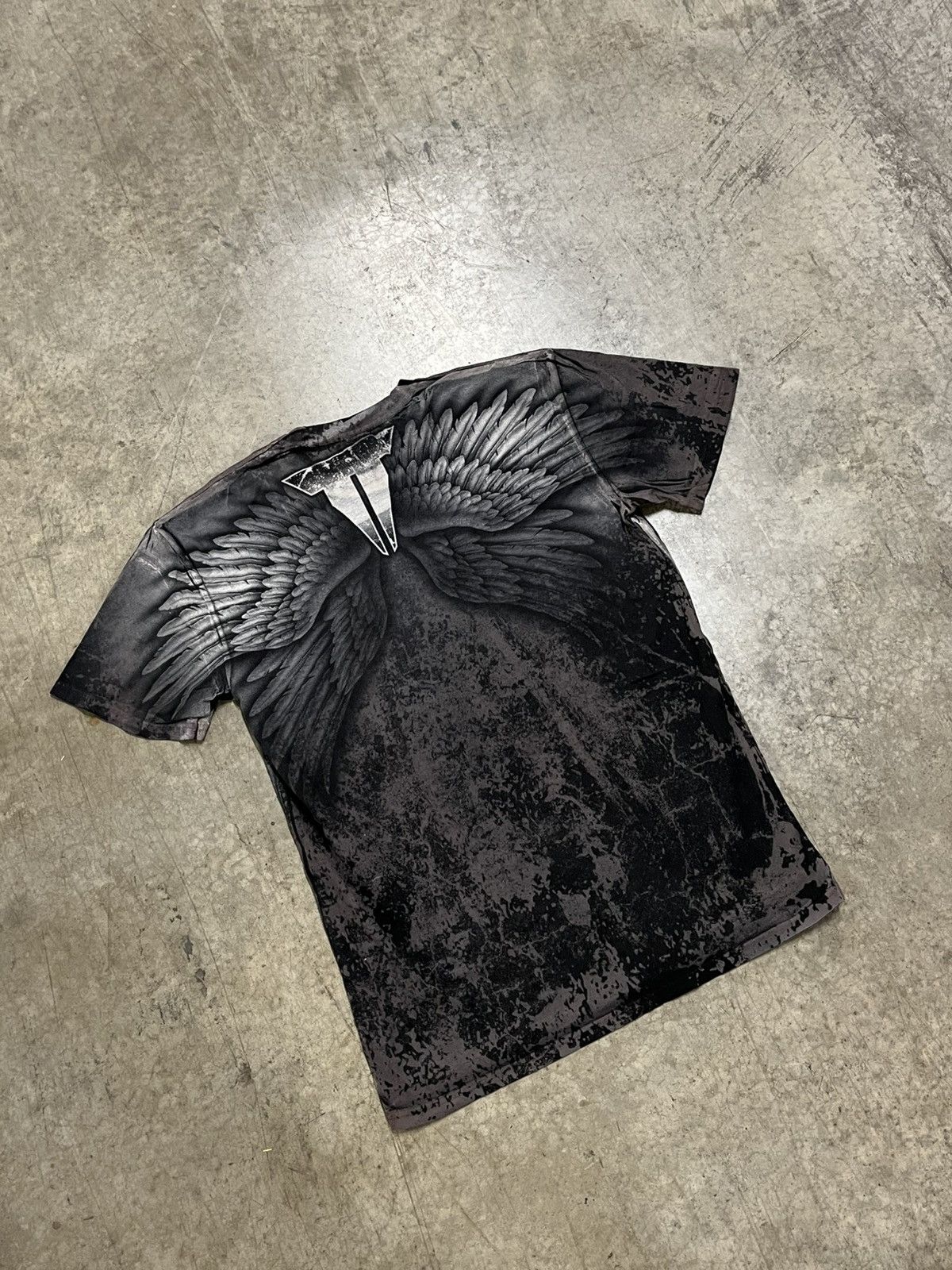 Affliction × Tapout × Vintage Y2k affliction style grunge tee shirt AOP opium emo goth Size US XL / EU 56 / 4 - 6 Thumbnail
