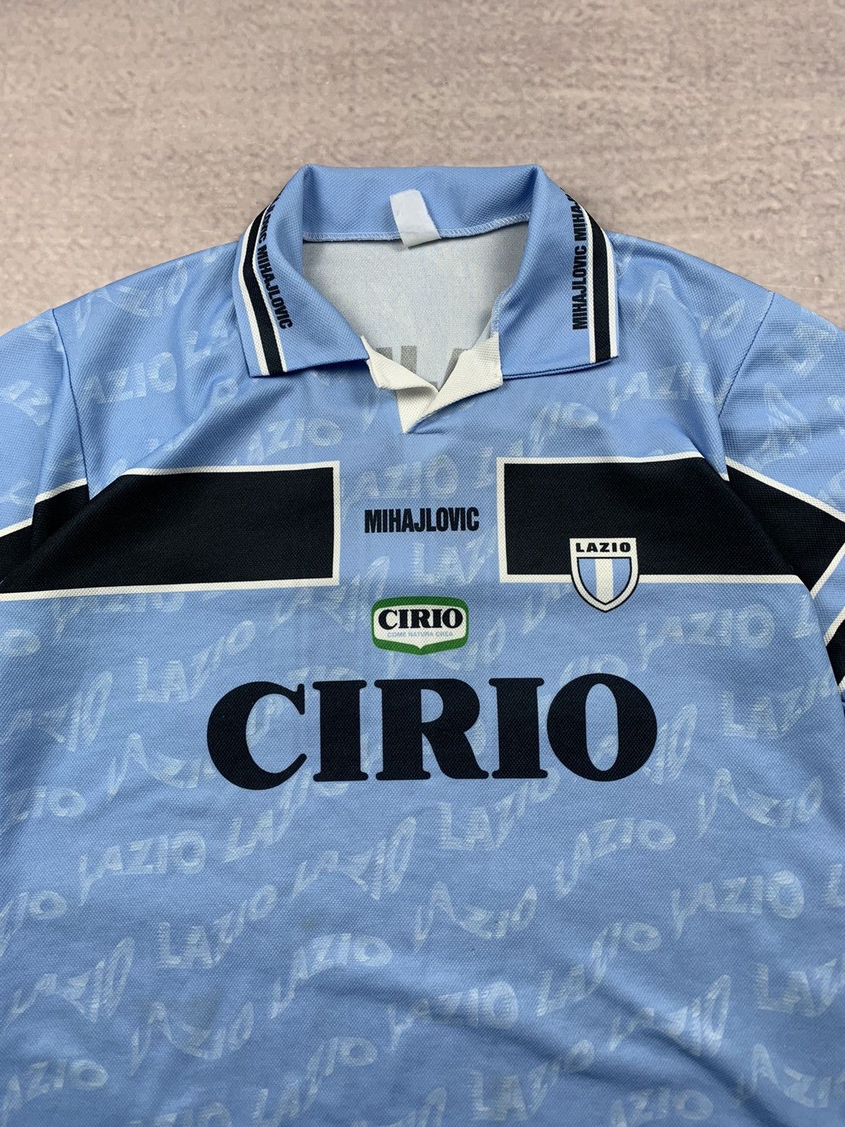 Vintage Rare vintage Cirio Lazio Football Mihajlovic Jersey Size US L / EU 52-54 / 3 - 3 Thumbnail