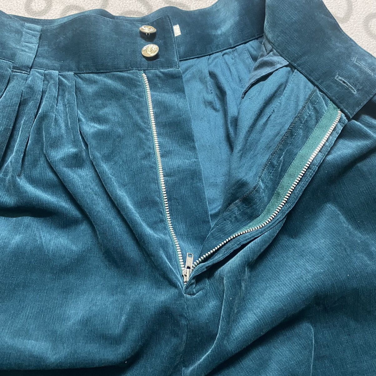 Issey Miyake Sunao kuwahara Velvet Pleated Hakama Pants Cropped Size 30" / US 8 / IT 44 - 15 Thumbnail