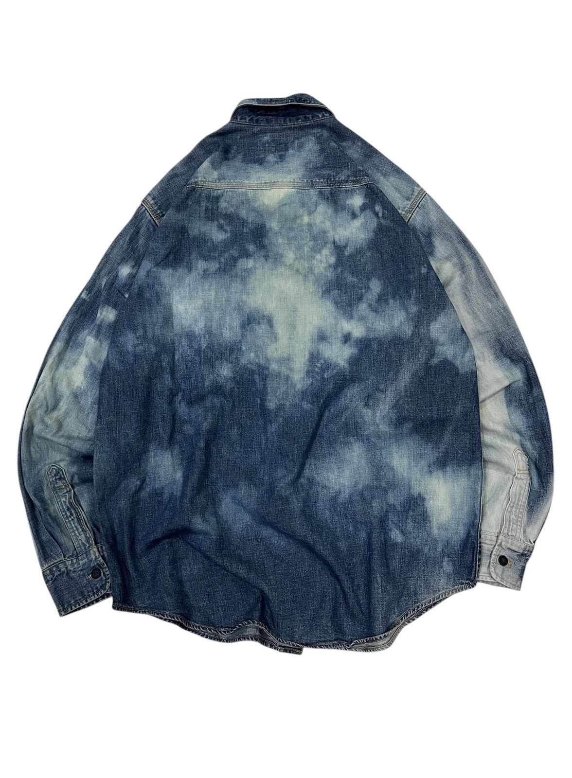 Levi's VINTAGE LEVIS BLEACHED BUTTON DOWN x DENIM SHIRT Size US M / EU 48-50 / 2 - 2 Thumbnail