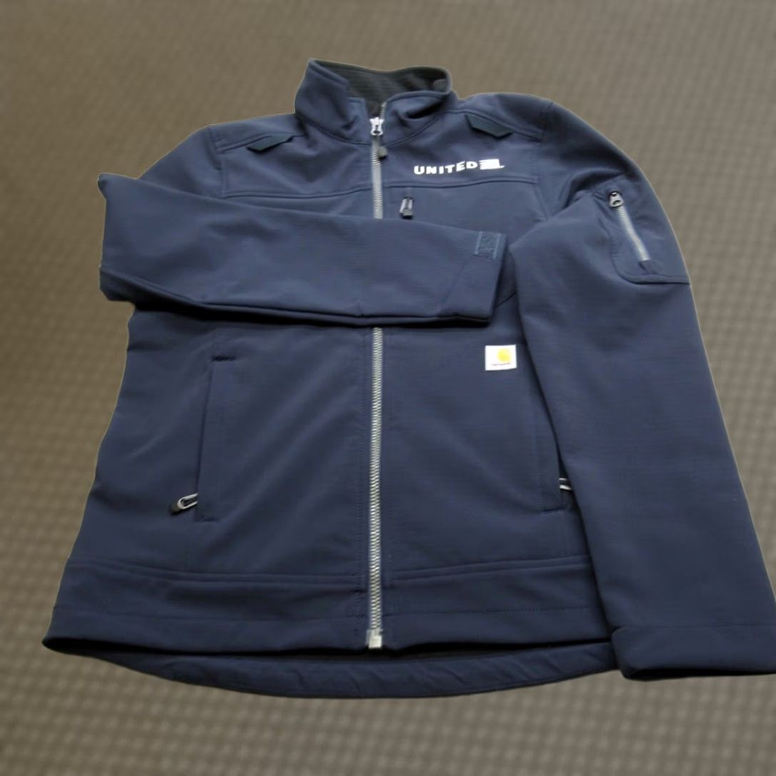 Carhartt Carhartt Jacket Womens Medium Navy Waterproof US Employee Uniform Official Blue Softshell Wind-Resistant Zipped Pockets Size M / US 6-8 / IT 42-44 - 1 Thumbnail
