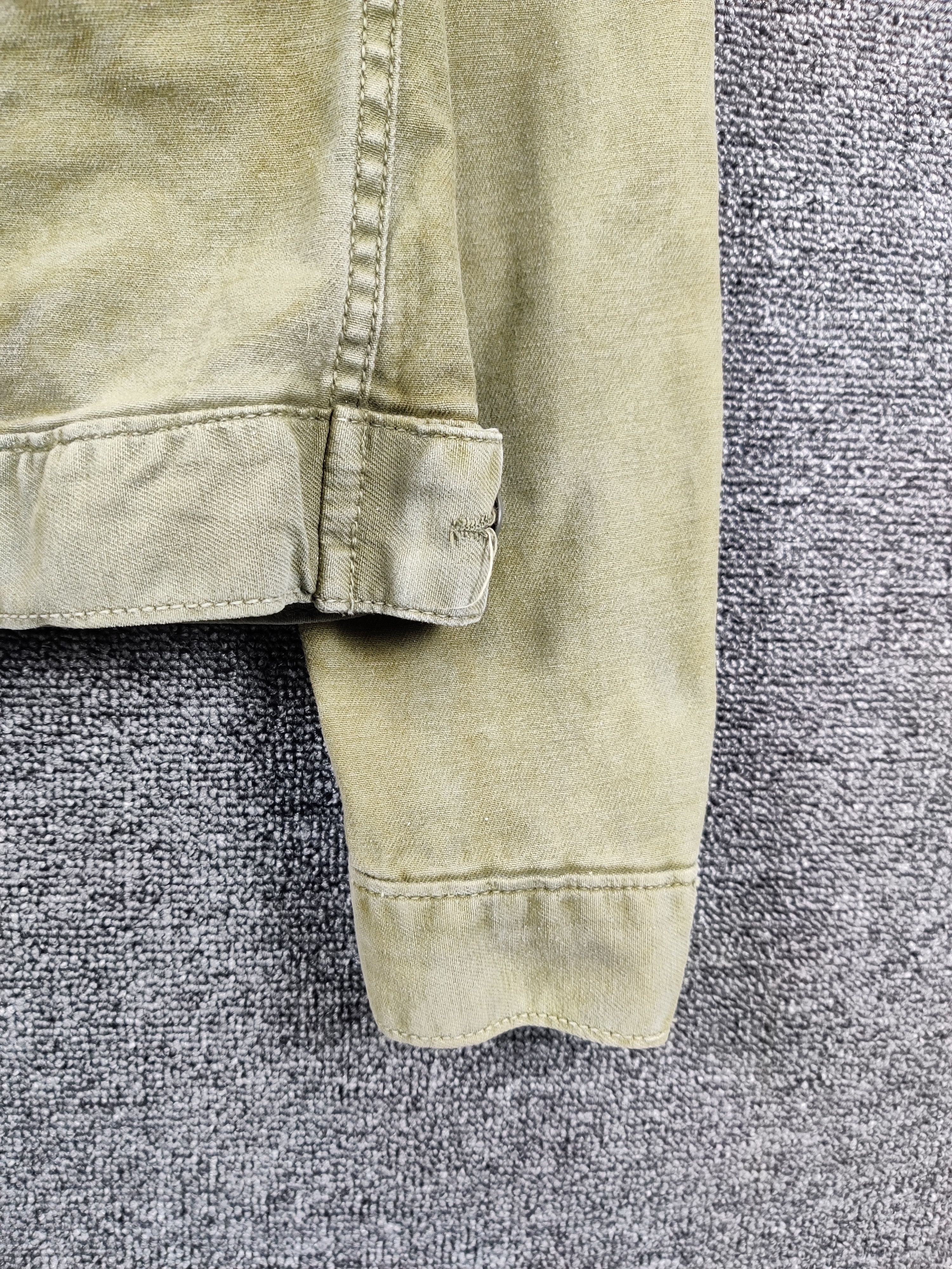 Black Label Vintage Black Label Trucker Olive Green Jacket Size US S / EU 44-46 / 1 - 5 Thumbnail