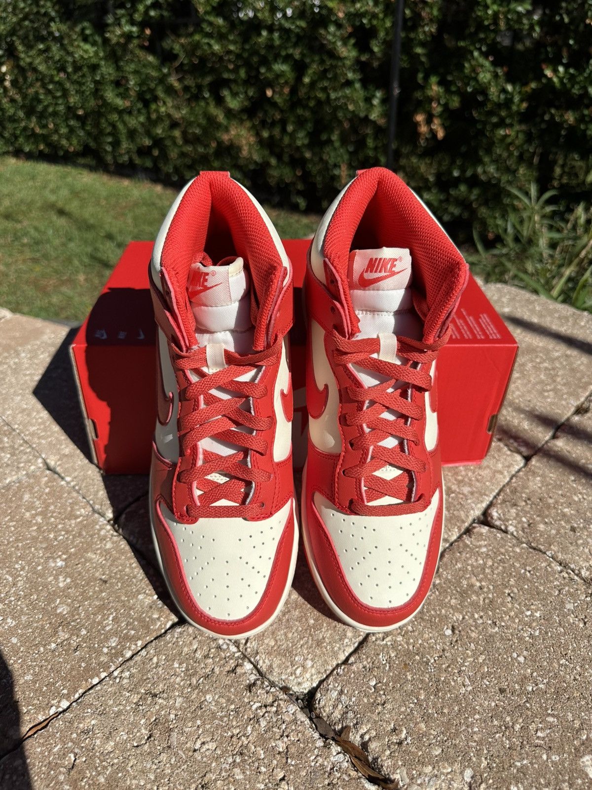 Nike Nike Dunk High Next Nature Light Crimsons Coconut Milk 8W Size US 8 / IT 38 - 8 Thumbnail