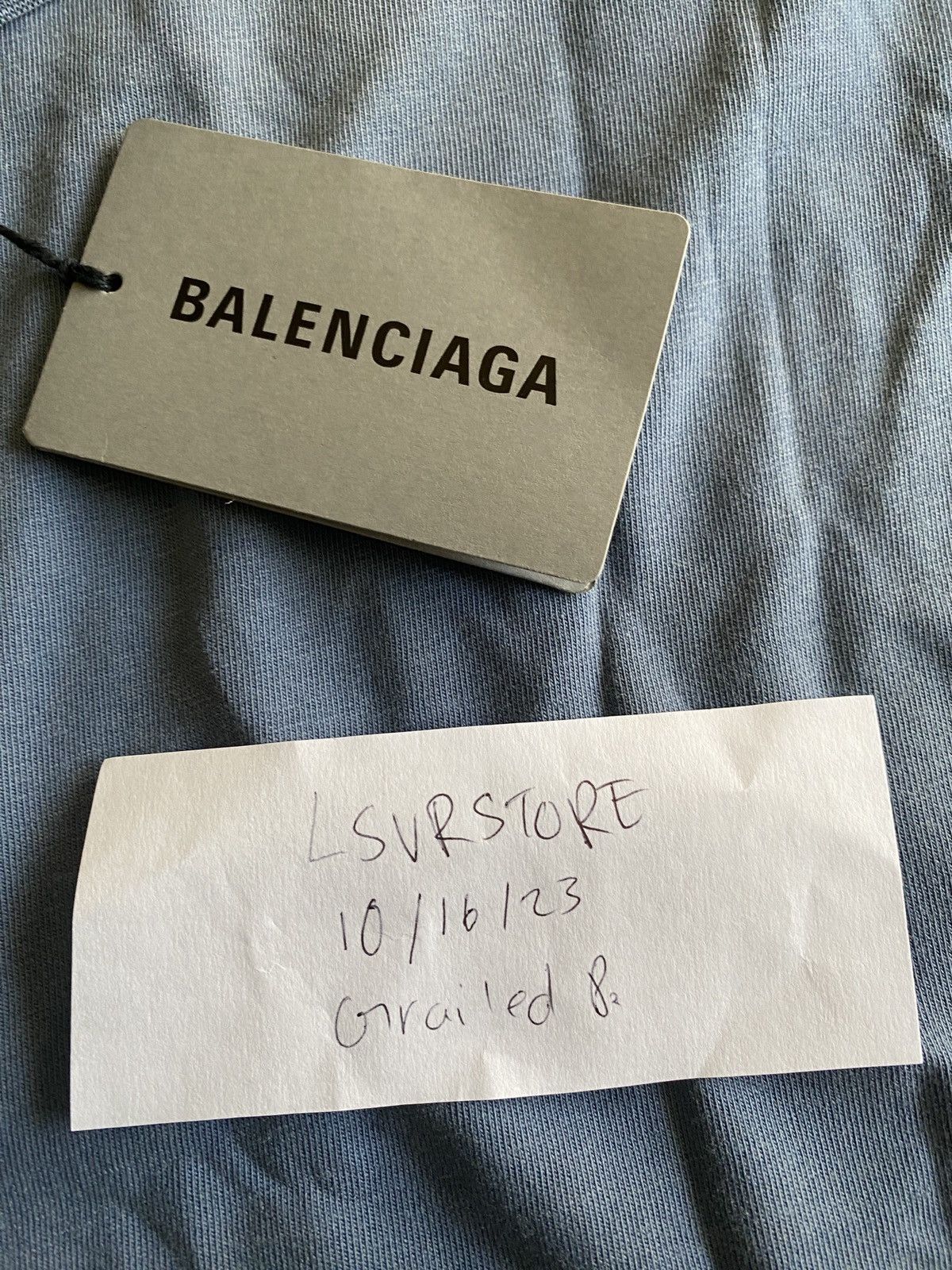 Balenciaga Balenciaga BE KIND Tee Blue Medium Size US M / EU 48-50 / 2 - 9 Thumbnail