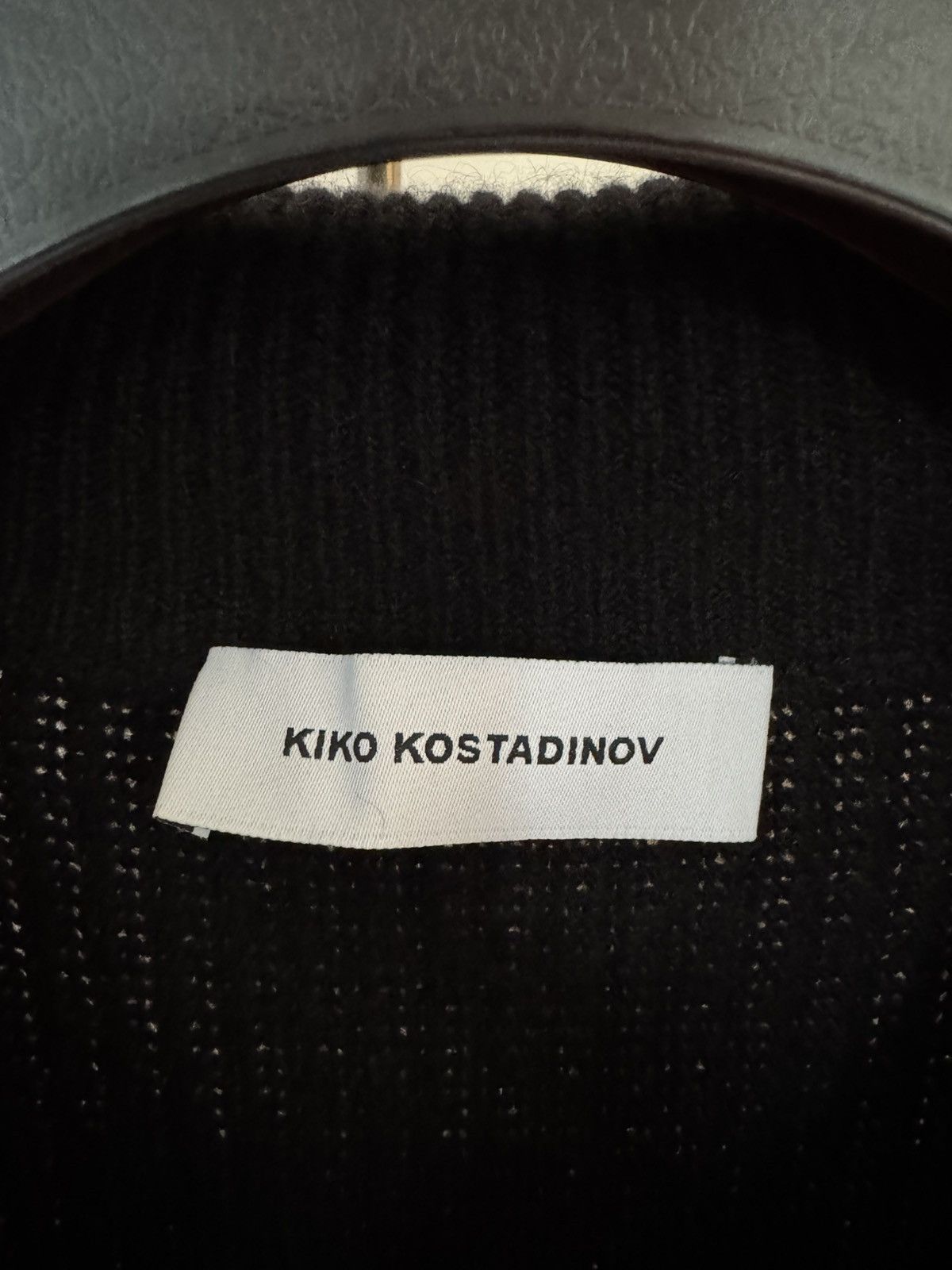 Kiko Kostadinov Cashmere KK Bourdain Knit Black Size US M / EU 48-50 / 2 - 5 Thumbnail