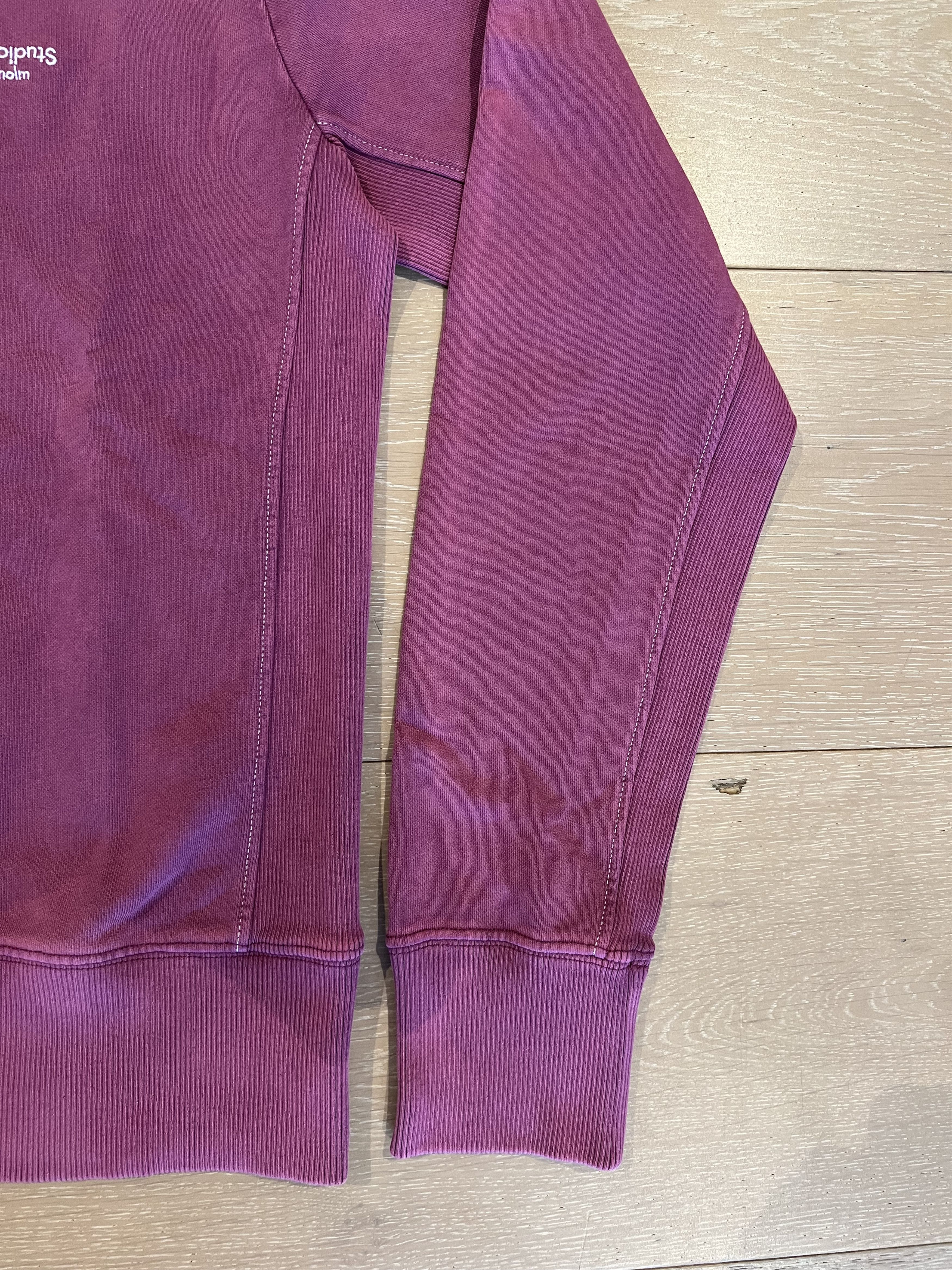Acne Studios 💚 Acne Studios Embroidered Burgundy Crewneck Medium NEW Size US M / EU 48-50 / 2 - 9 Thumbnail