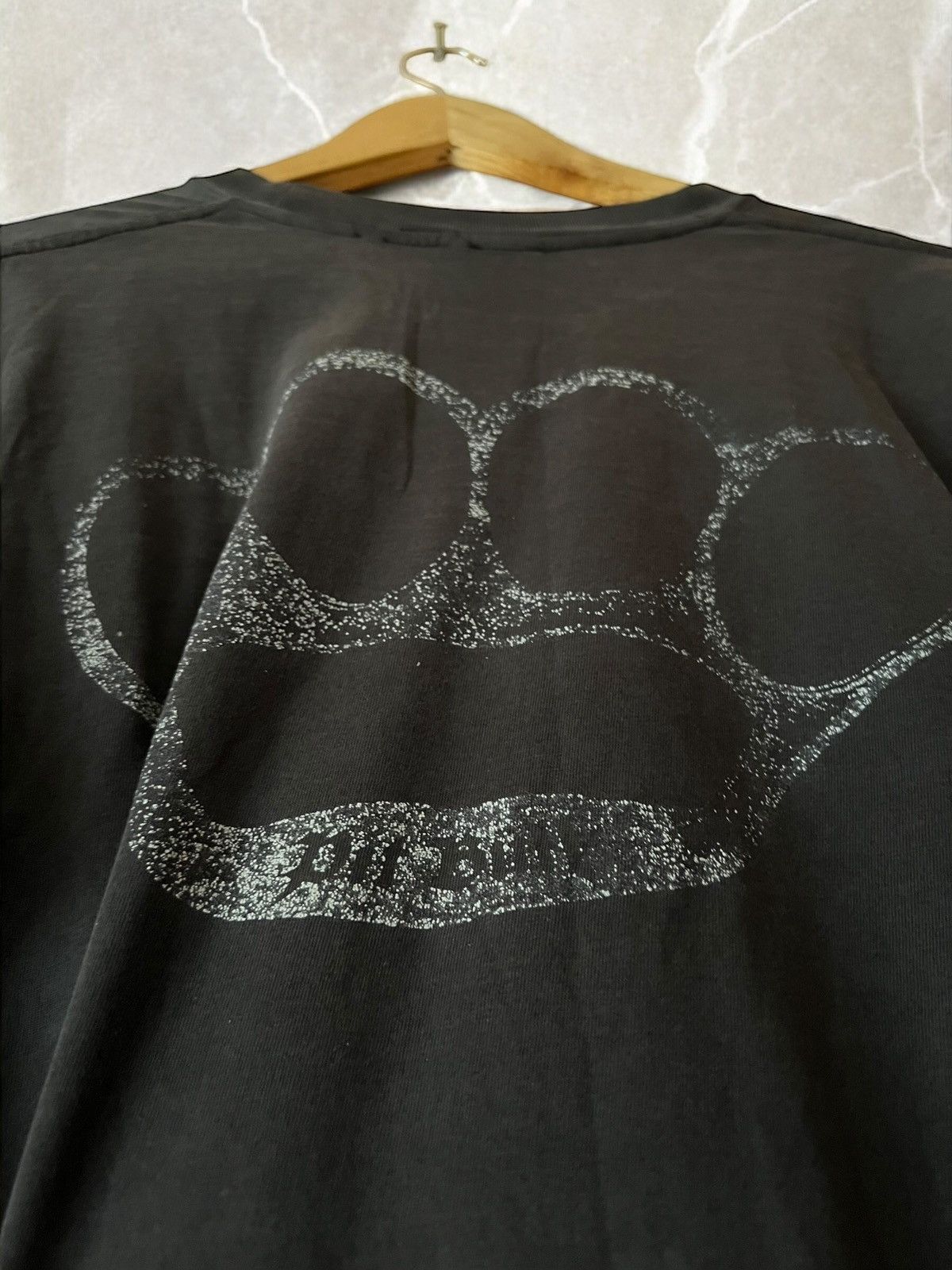 Band Tees × Vintage PIT BULL GERMANY "Brass Knuckles" Hooligan VINTAGE 90s tee Size US L / EU 52-54 / 3 - 8 Thumbnail