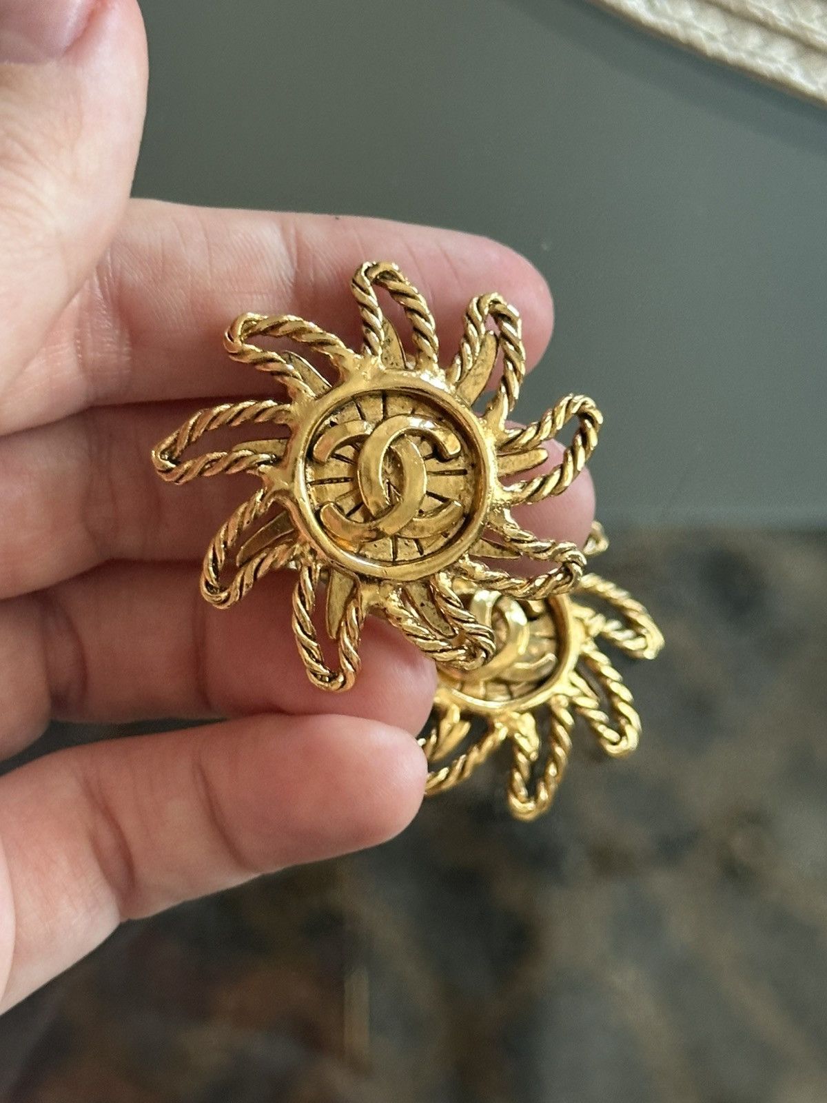Chanel Chanel sun motif clip-on-earrings 94A Size ONE SIZE - 2 Thumbnail