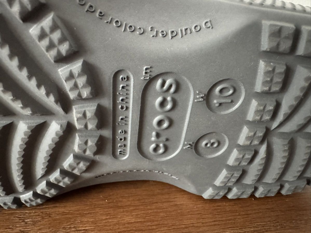 JJJJound Jjjjound x Crocs Slate Grey 2023 Size US 8 / EU 41 - 6 Thumbnail