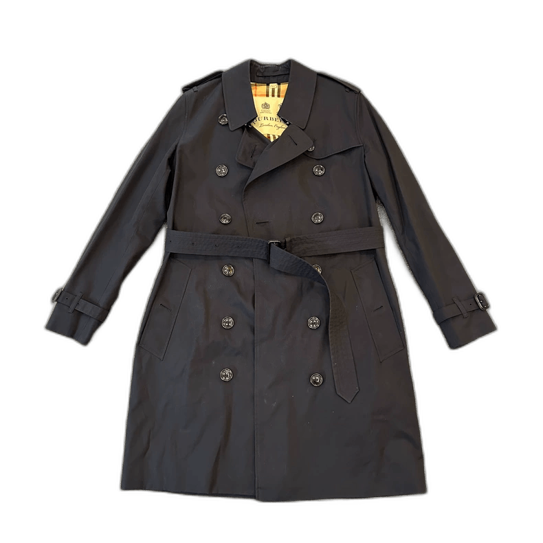 Burberry Burberry Women's Black Double-Breasted Trench Coat Size M / US 6-8 / IT 42-44 - 1 Thumbnail
