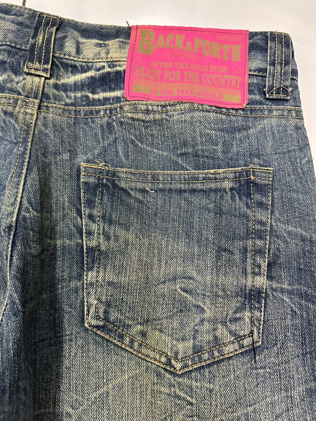 Japanese Brand Vintage BACK & FORTH Punk Style Denim Size US 32 / EU 48 - 12 Thumbnail