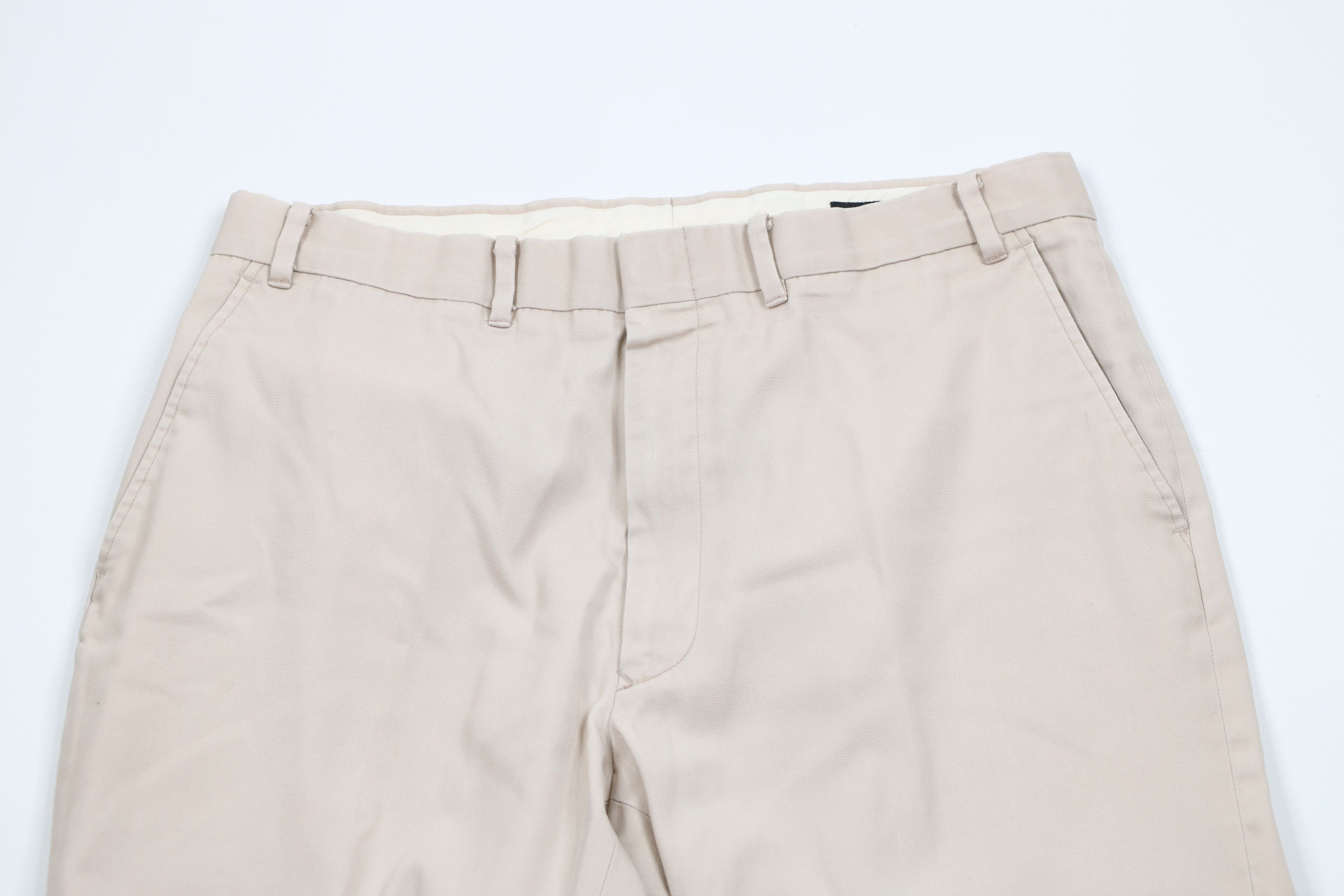 Vintage × Wrangler Vintage 70s Wrangler Wide Leg Chino Pants Slacks Beige USA Size US 34 / EU 50 - 2 Thumbnail