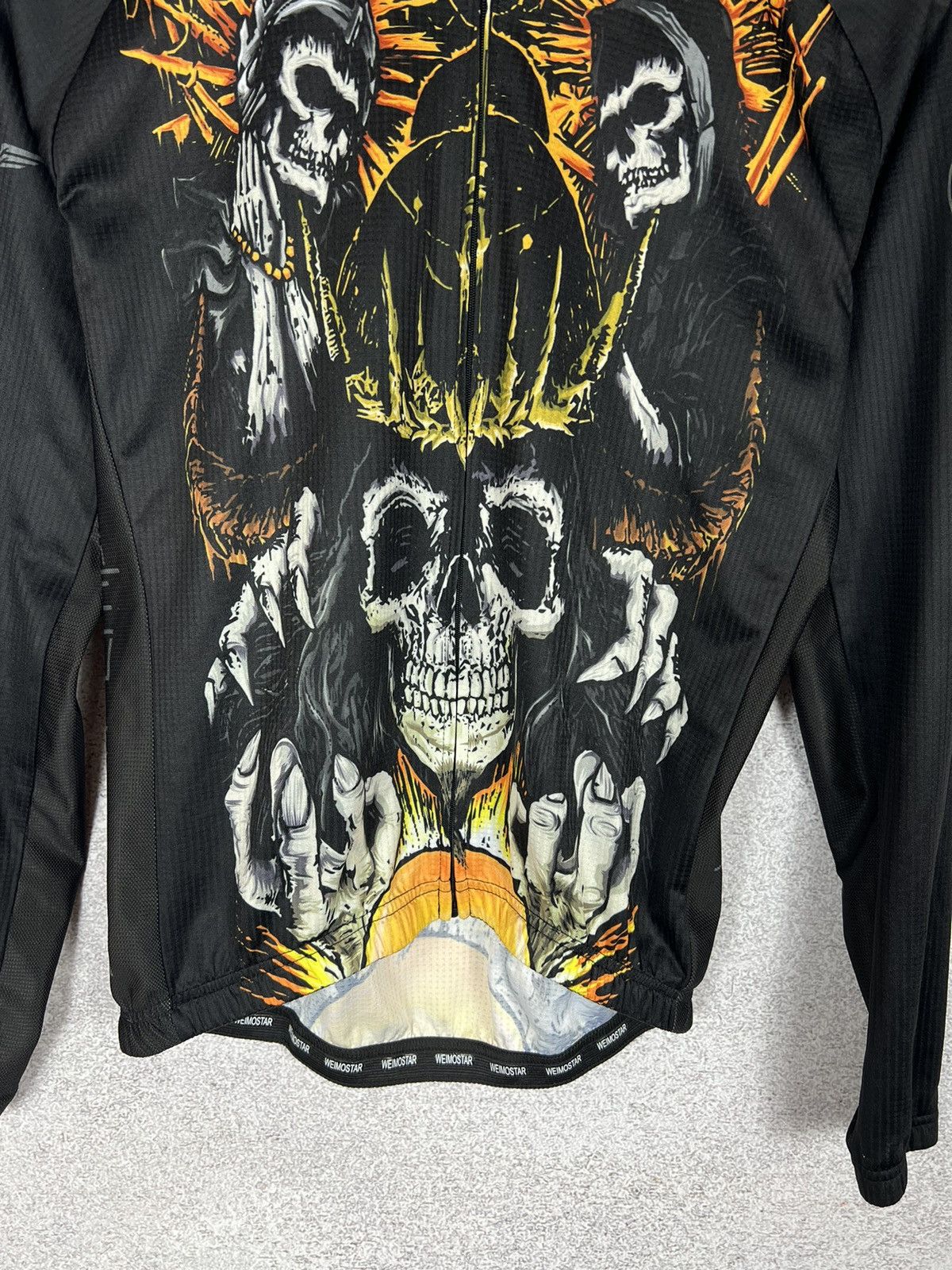 Other Vintage Welmostar Skeleton Cycling Jersey Y2K Longsleeve Size US S / EU 44-46 / 1 - 3 Thumbnail