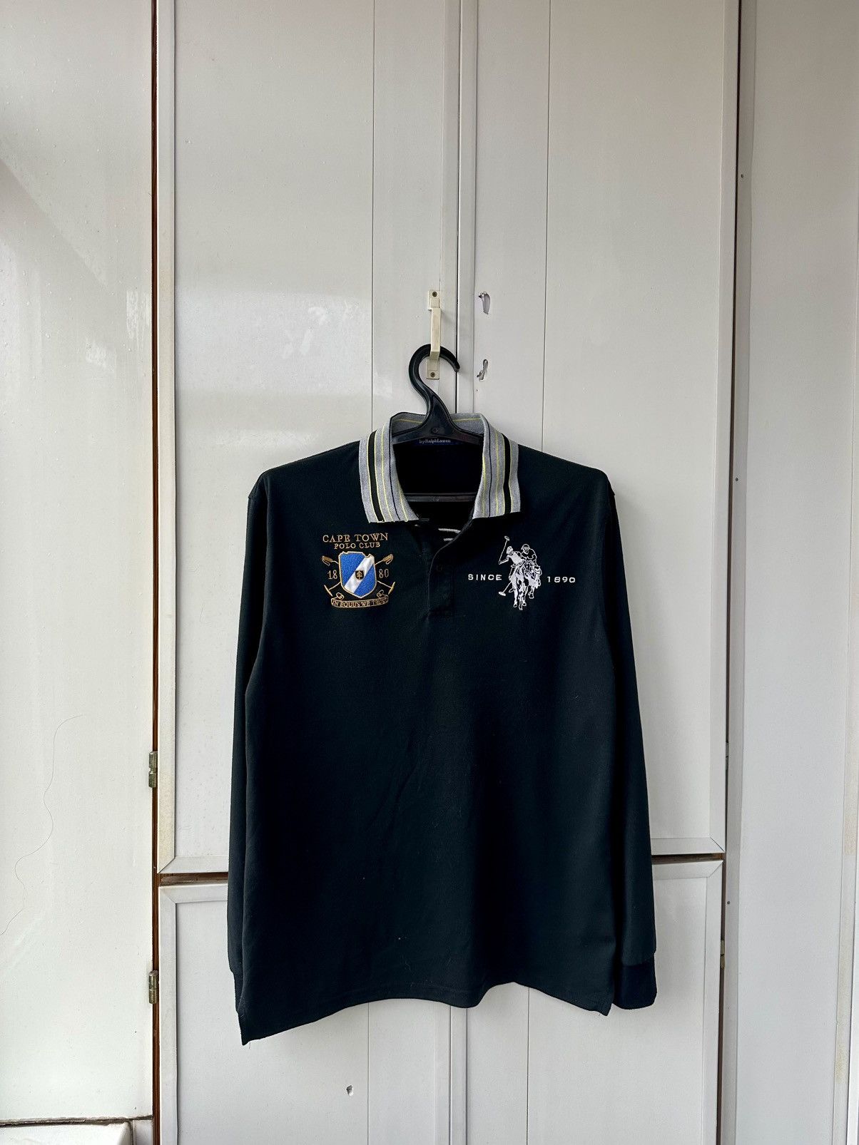 Polo Ralph Lauren Vintage Polo Ralph Lauren LongSleeve Cape Town Club Size US L / EU 52-54 / 3 - 1 Thumbnail