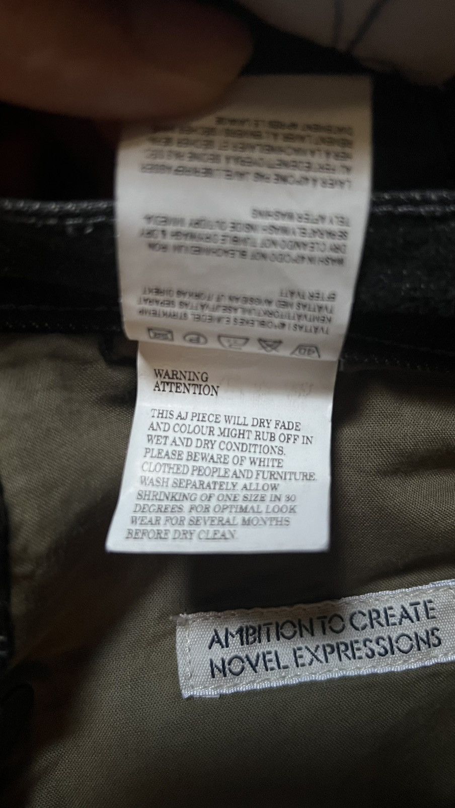 Acne Studios Acne Studios Archive Black/Gray Straight Leg Jeans Size US 30 / EU 46 - 5 Thumbnail