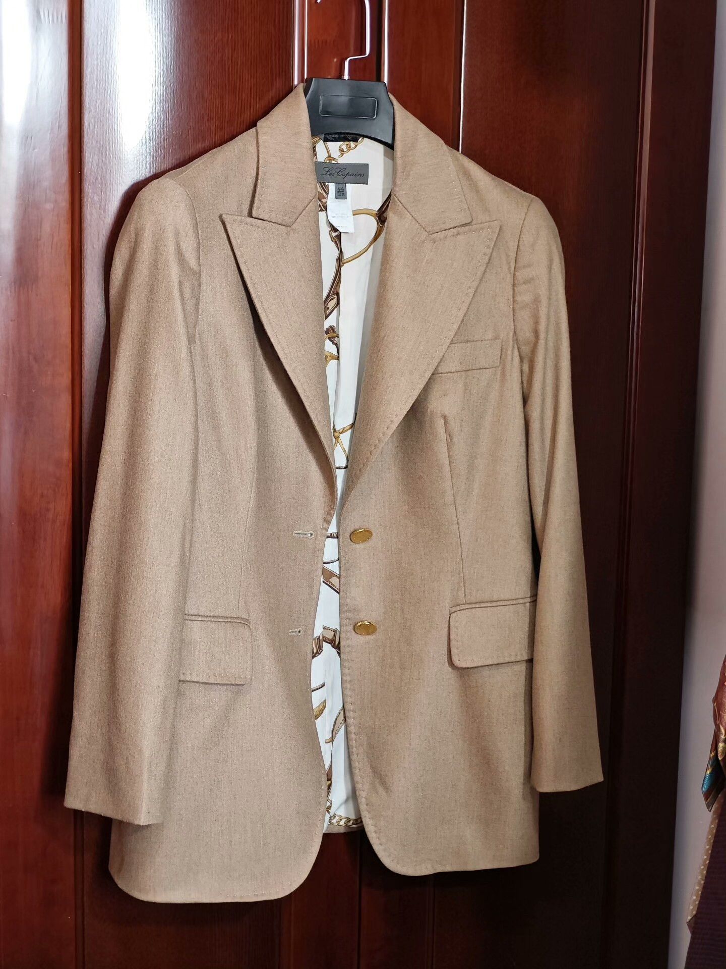 Les Copains Italian Wool Blend Blazer with Gold Buttons Size M / US 6-8 / IT 42-44 - 1 Thumbnail