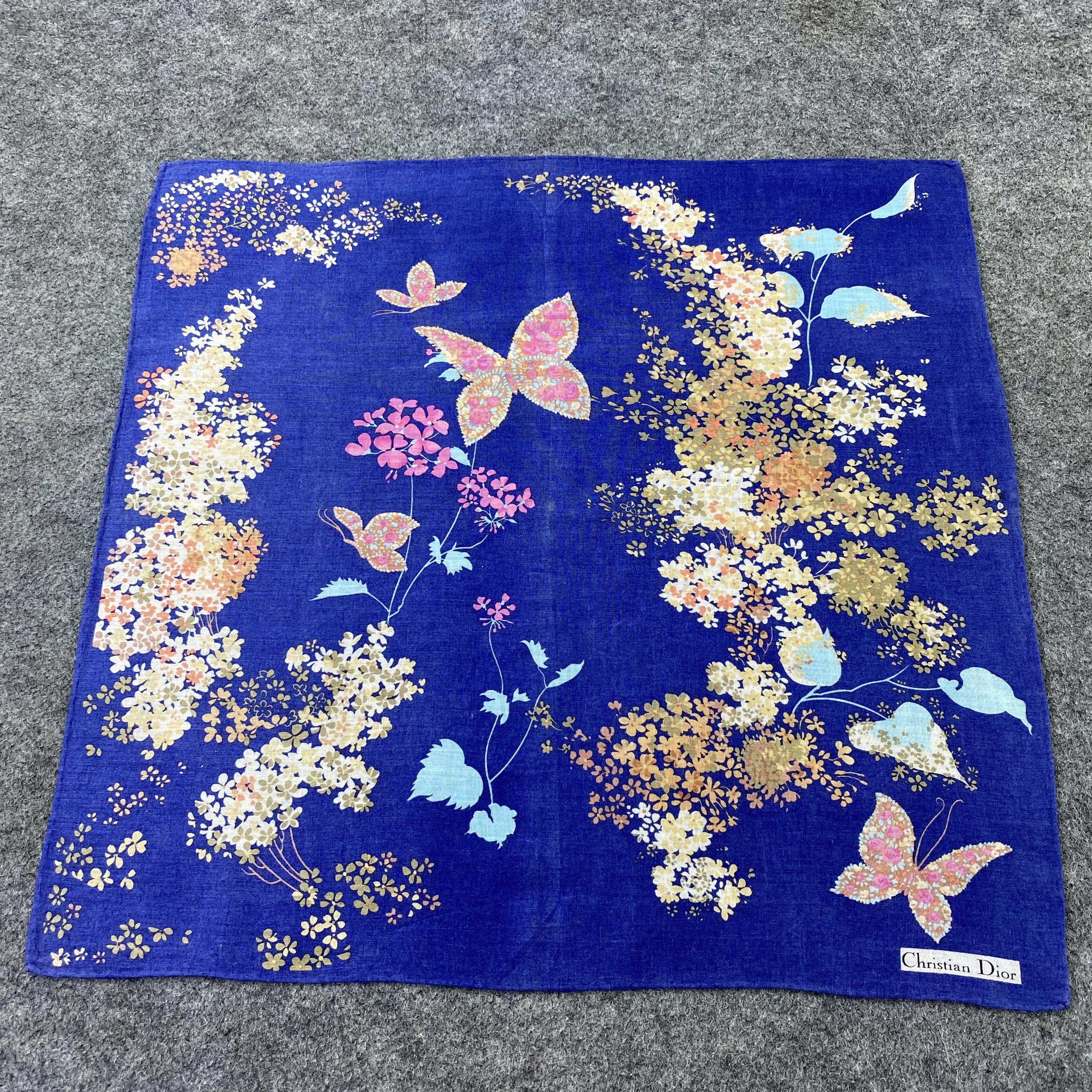 Designer Christian Dior Handkerchief / Bandana / Neckerchief-B1309 Size ONE SIZE - 3 Thumbnail