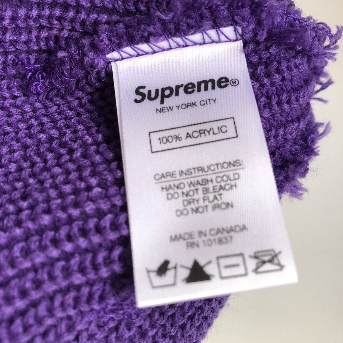 Supreme Supreme SS21 Gonz Beanie PURPLE Size ONE SIZE - 4 Thumbnail