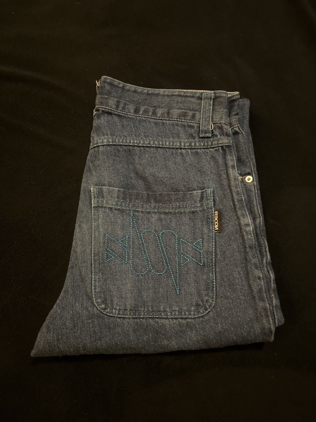 Recon 00’s Recon blue stitched denim Size US 31 - 1 Thumbnail