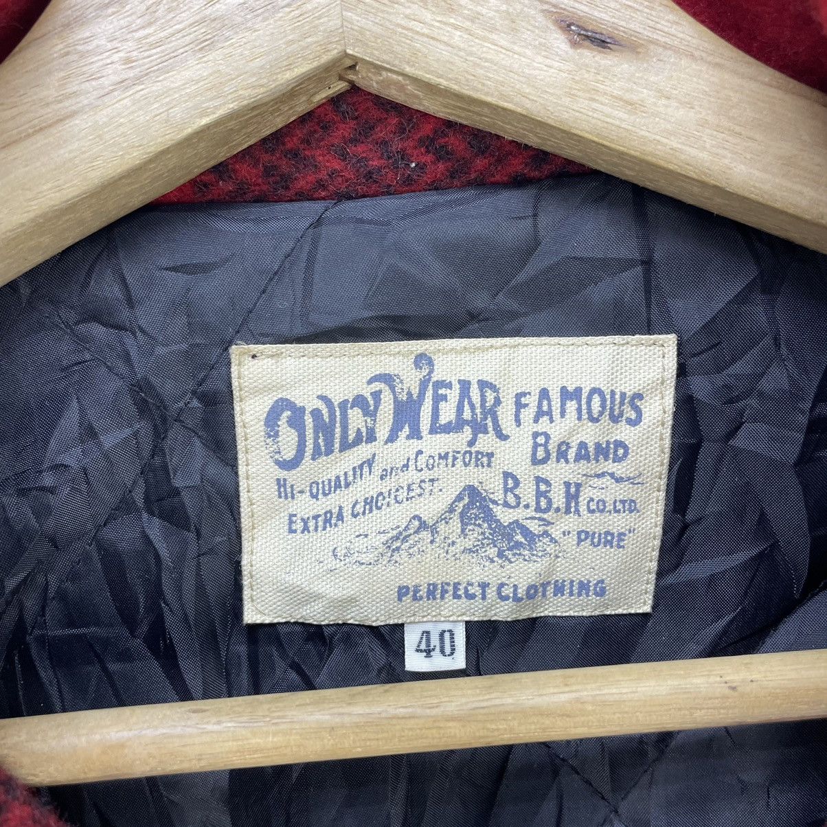 Vintage 🔥Japanese Brand Only Wear BBH co Buffalo Checks Jacket Size US M / EU 48-50 / 2 - 5 Thumbnail