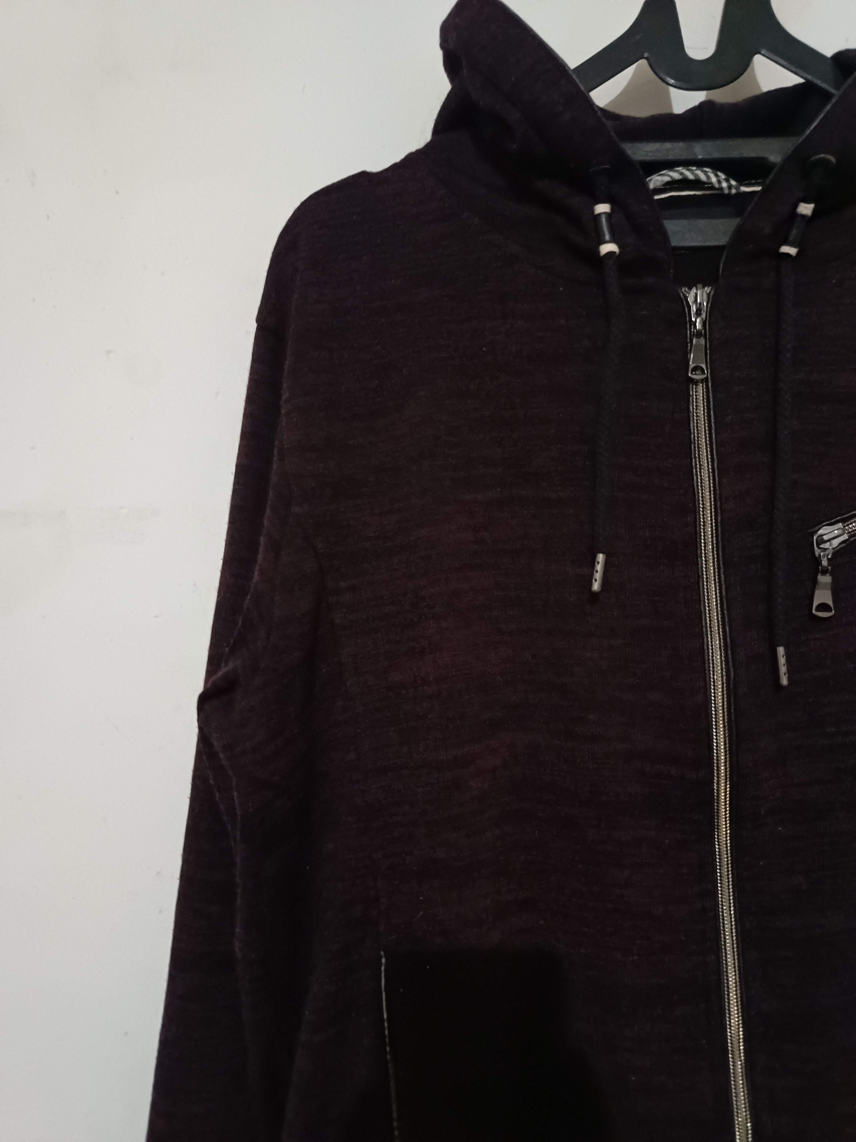 semanticdesign 2000s Semantic Design Maroon - Vkei Style Zip Hoodie Size US L / EU 52-54 / 3 - 4 Thumbnail