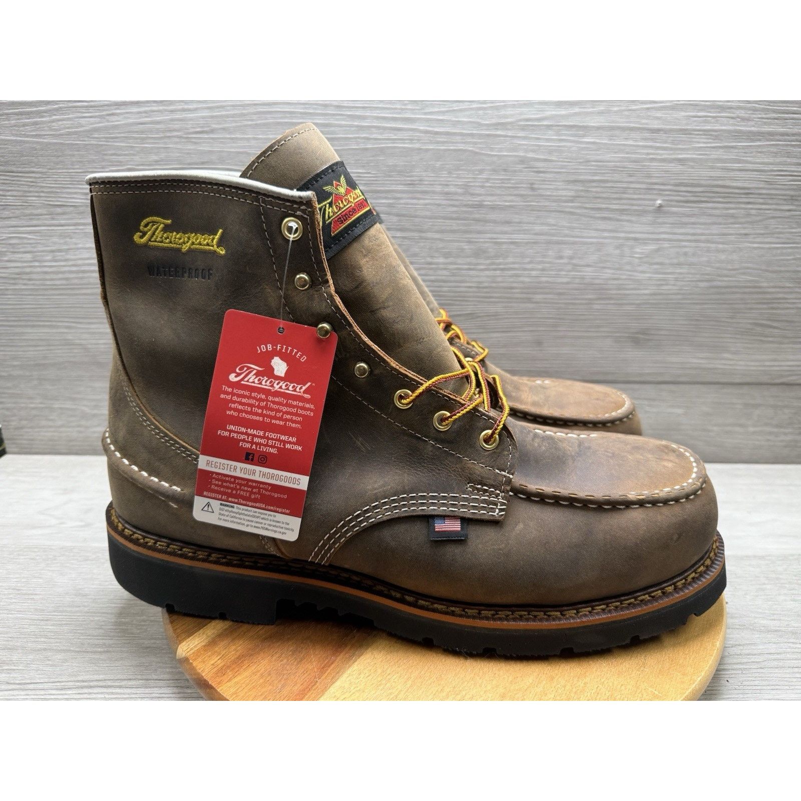 Thorogood THOROGOOD 1957 SERIES WATERPROOF 8″ CRAZYHOR 814-3890 14 2E Size US 14 / EU 47 - 1 Thumbnail