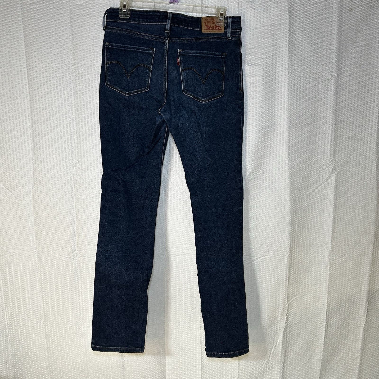 Levi's Levi Strauss Skinny Stretch Jeans Womens 8 Denim Mid Rise Size 30" / US 8 / IT 44 - 2 Thumbnail