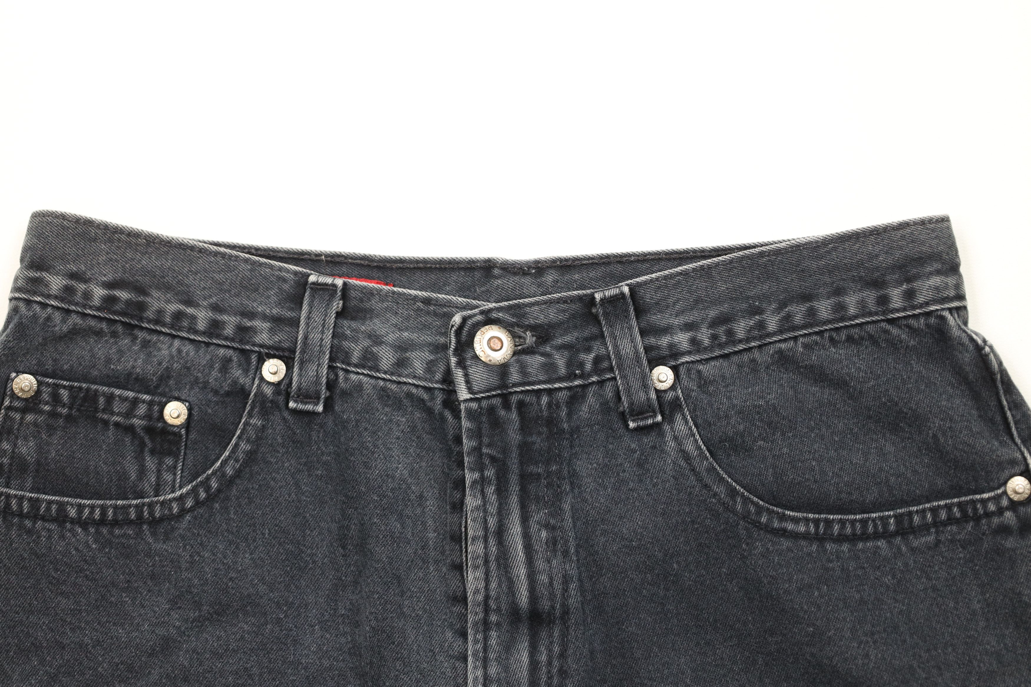 Banana Republic Vintage 90s Banana Republic Jean Shorts Jorts Black USA Size 30" / US 8 / IT 44 - 2 Thumbnail