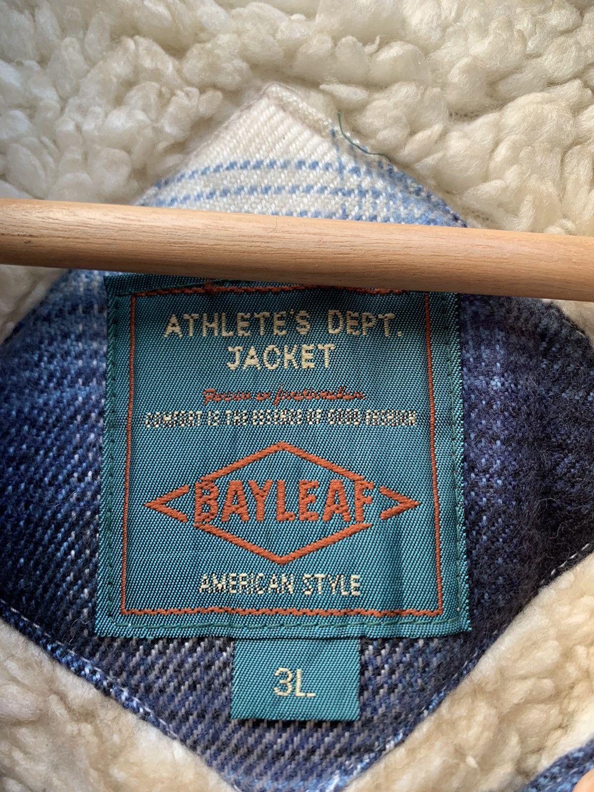 Japanese Brand 👹Vintage BAYLEAF Oversized Fleece Lined Flannel Jacket Size US XXL / EU 58 / 5 - 11 Thumbnail