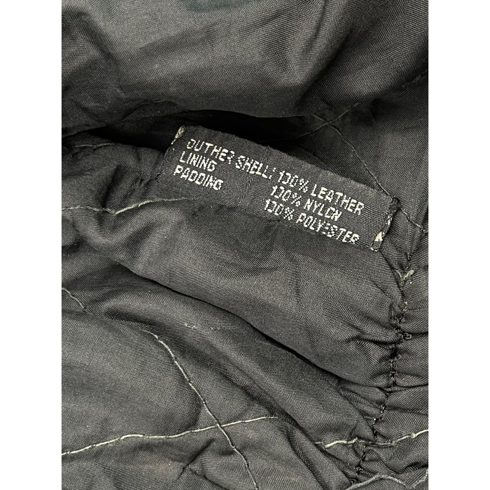 Vintage VINTAGE First Leather Jacket Motorcycle 18 Black Zip 90s Side Belted Collared Full Zip Unisex Adults Mens Womens Size US XXL / EU 58 / 5 - 5 Thumbnail