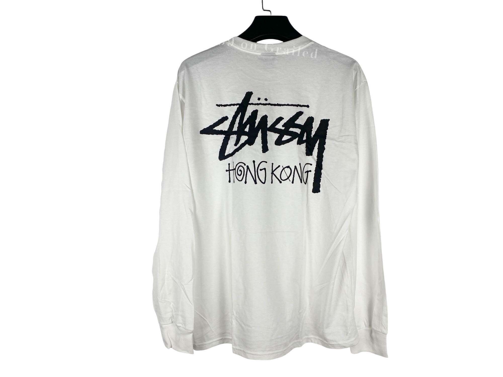 032c × Stussy Stussy x 032c Panther long sleeve white shirt | Grailed