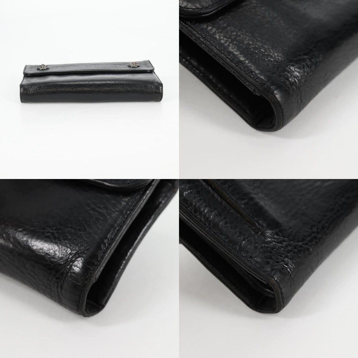 Chrome Hearts Chrome Hearts Wave Cross Ball Long Wallet Size ONE SIZE - 4 Thumbnail