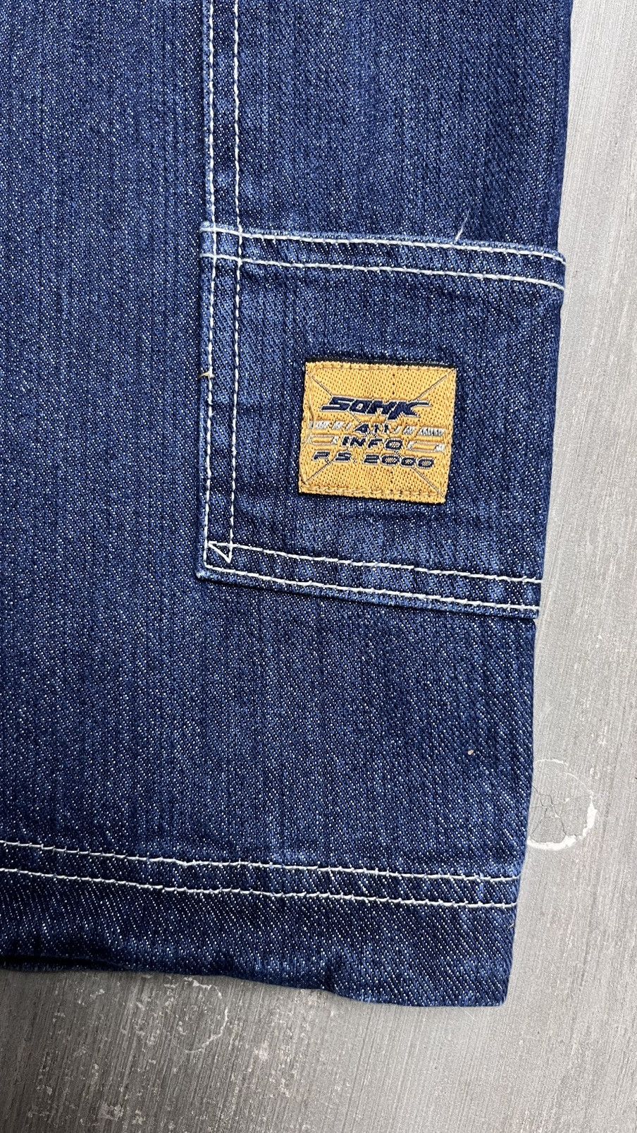 JNCO Y2k School of hard knocks Jorts Size US 32 / EU 48 - 7 Thumbnail