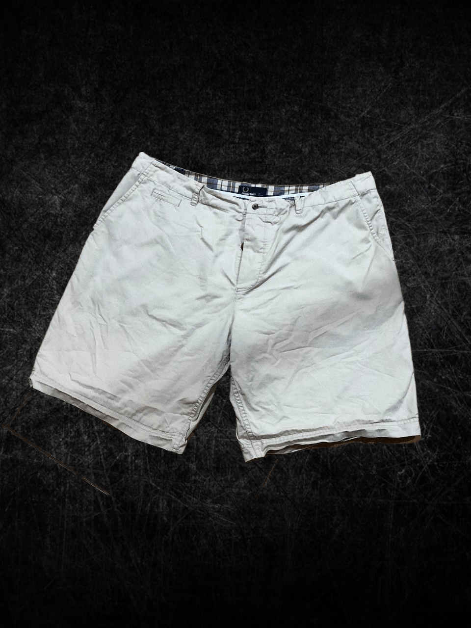 Fred Perry VINTAGE FRED PERRY Flat Front Casual Shorts Size US 36 / EU 52 - 1 Thumbnail