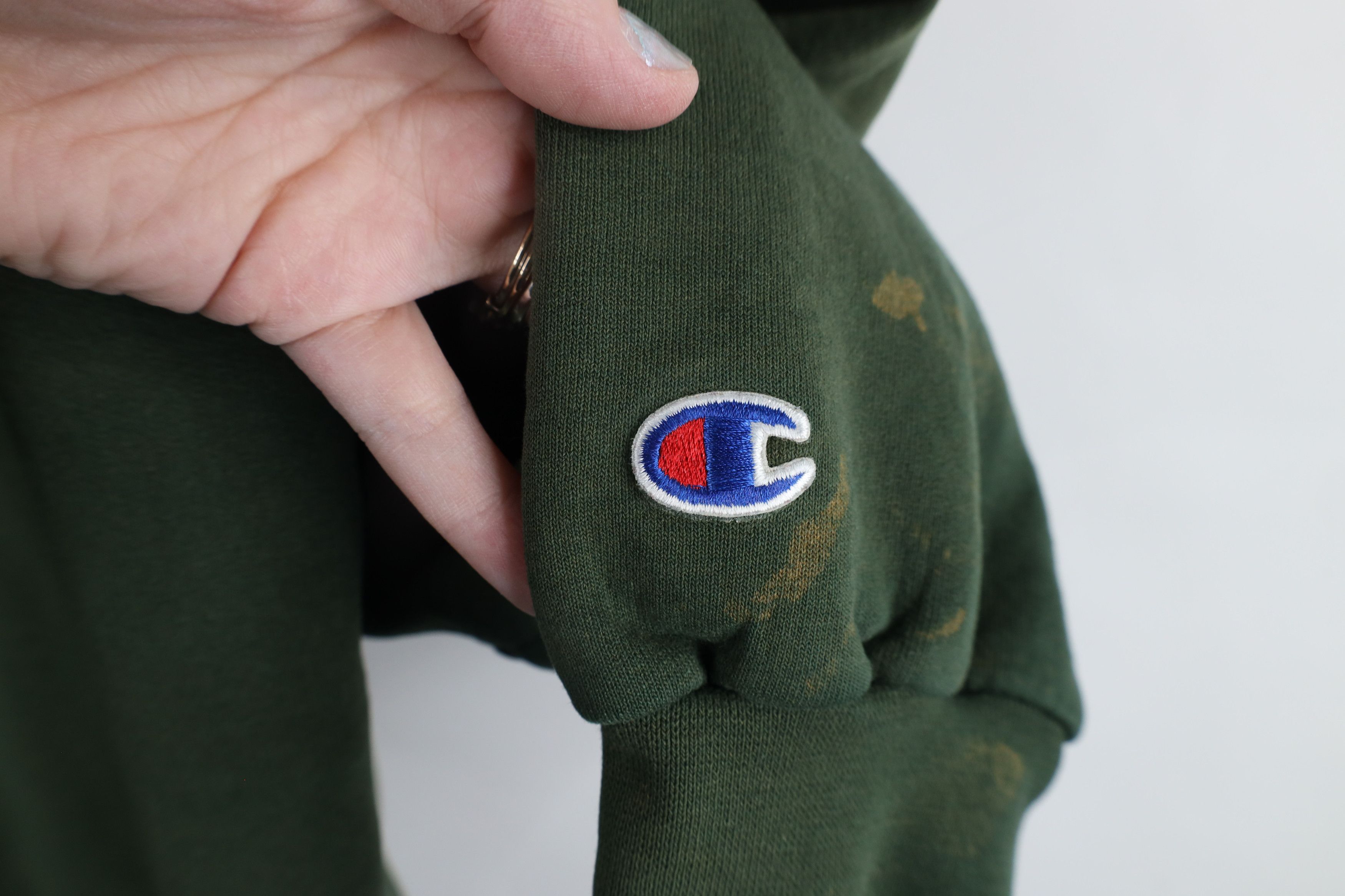 Champion × Vintage Vintage 90s Champion State University Sweatshirt Green Size US XXL / EU 58 / 5 - 8 Thumbnail
