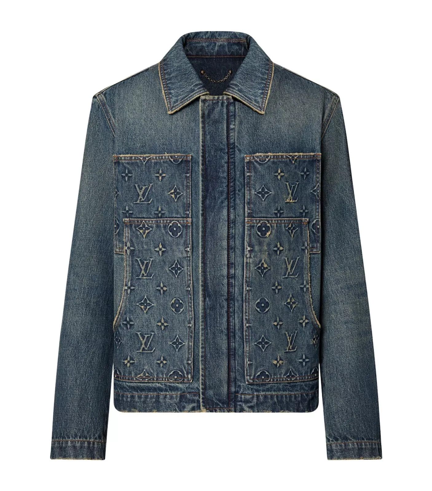 Louis Vuitton LV Monogram Denim Carpenter Jacket