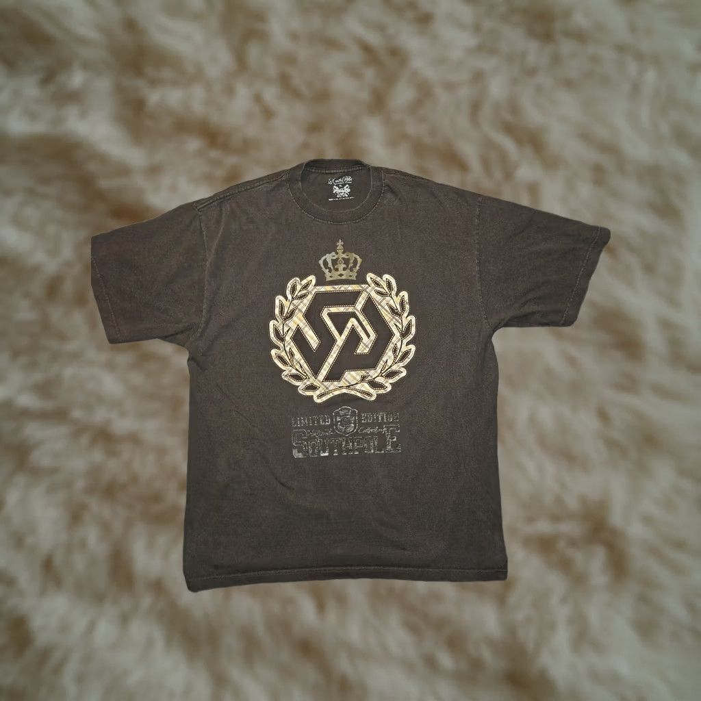 Southpole Southpole Shirt Men's XL Brown Short Sleeve Graphic Print Hip Hop Casual Hipster 90s Size US XL / EU 56 / 4 - 1 Thumbnail