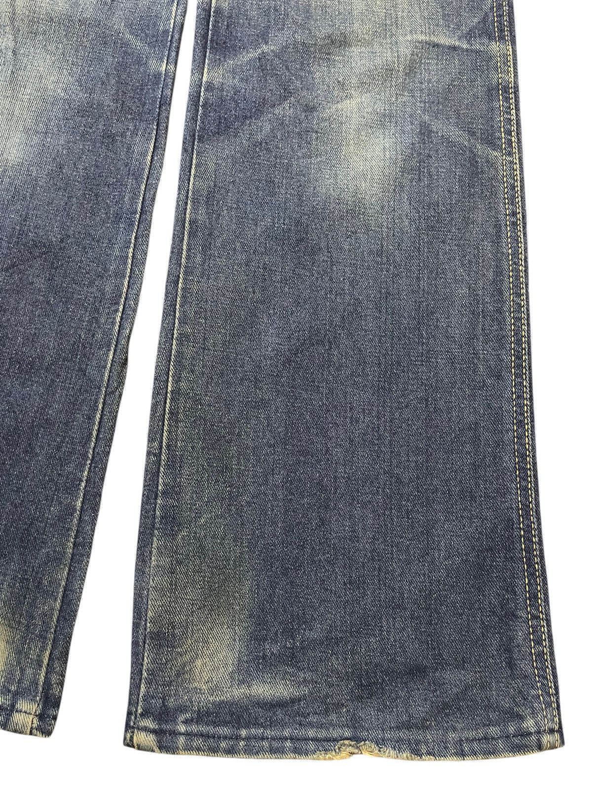 Hysteric Glamour Vintage Japanese Brand Mud Wash Faded Bootcut Wide Leg Jeans Size US 30 / EU 46 - 8 Thumbnail
