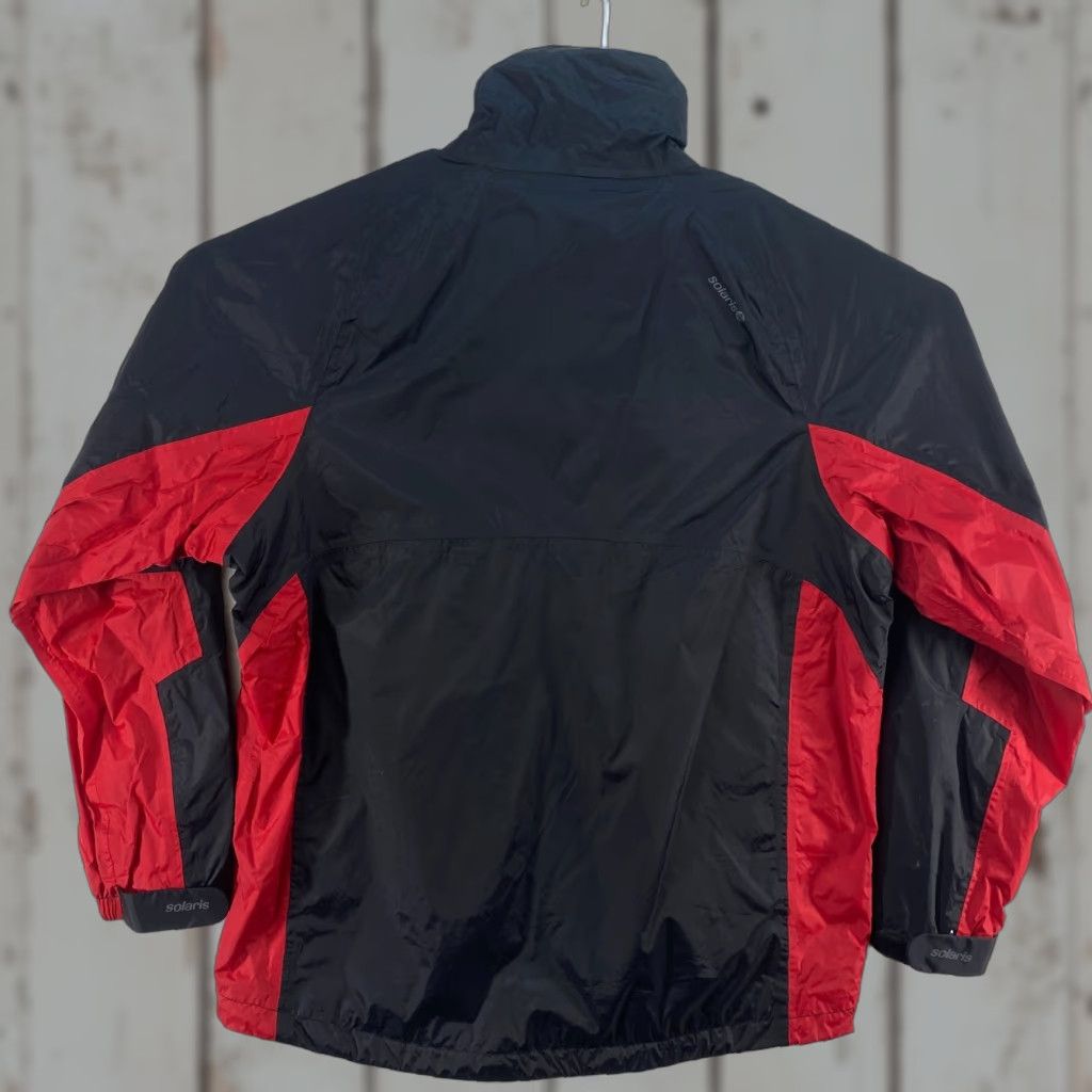 Vintage New Solaris Waterproof Breathable Rain Jacket Windbreaker Red Black Mens Large Size US L / EU 52-54 / 3 - 1 Thumbnail