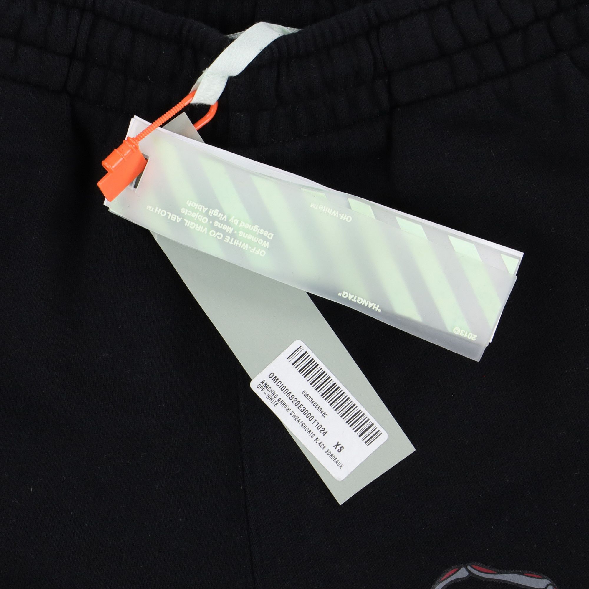 Off-White Black Arachno Spider Arrows Logo Sweatshorts Size 28" / US 6 / IT 42 - 6 Thumbnail