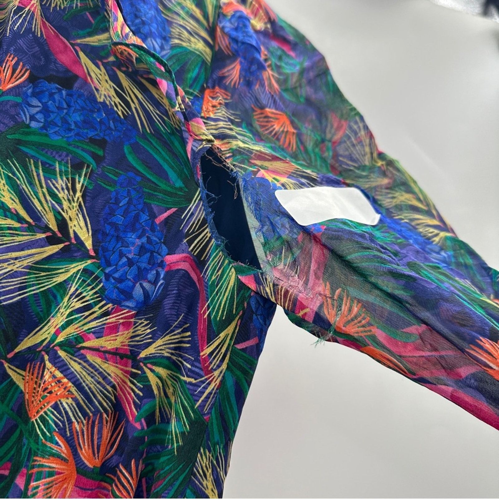 Other RTR Saloni Jacqui B Long Sleeve Multicolor Printed Dress Size XS / US 0-2 / IT 36-38 - 10 Thumbnail