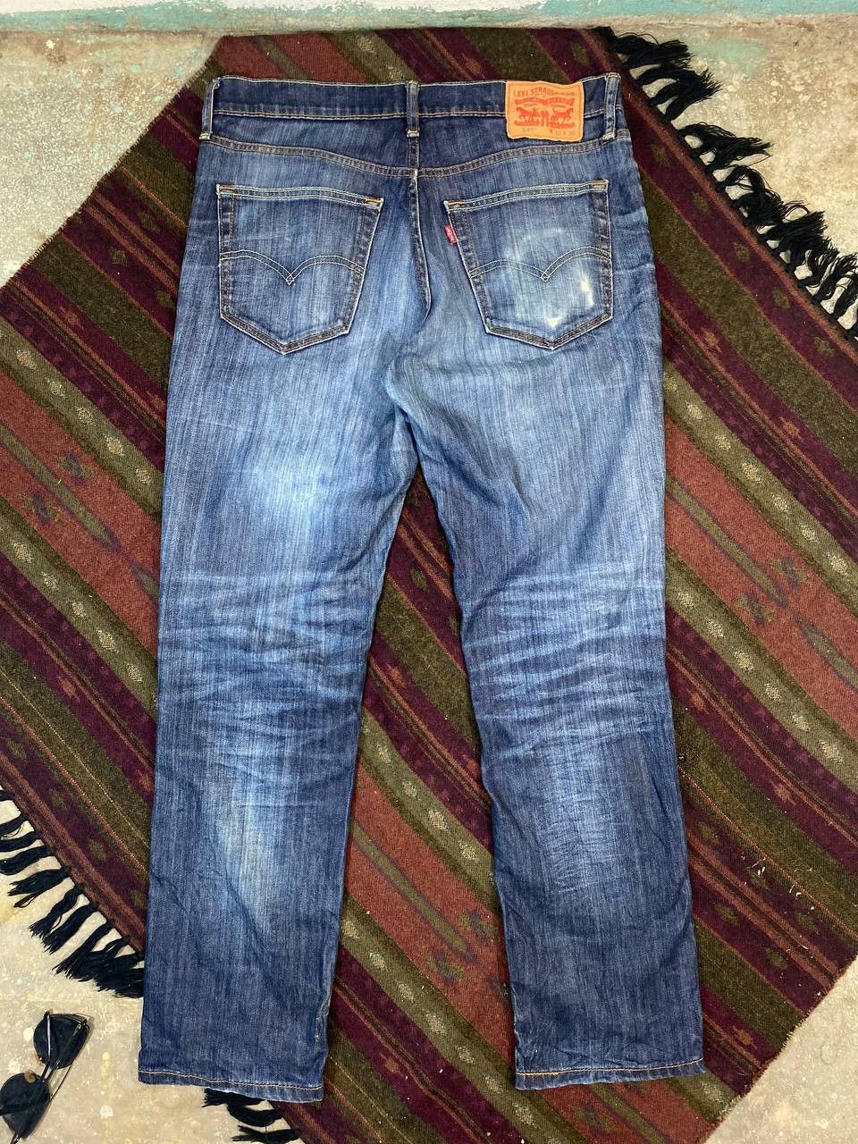 Levi's levis 541 tapered straight cut distressed denim Size US 34 / EU 50 - 1 Thumbnail