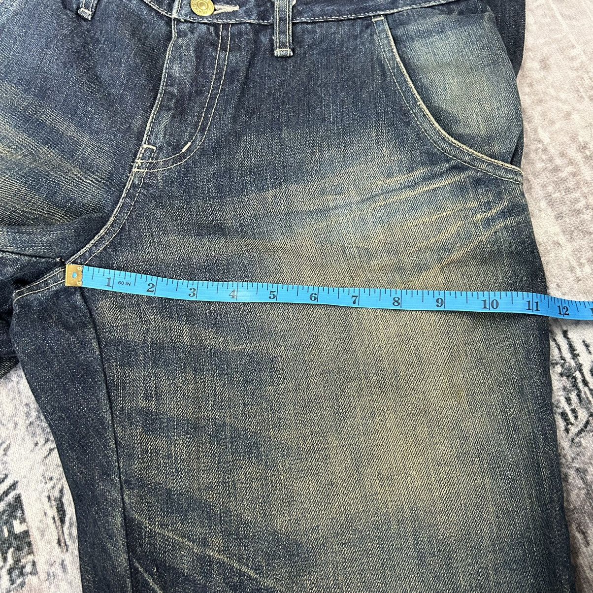 PPFM PPFM Carpenter Solid Washed Denim Pants Size US 32 / EU 48 - 16 Thumbnail