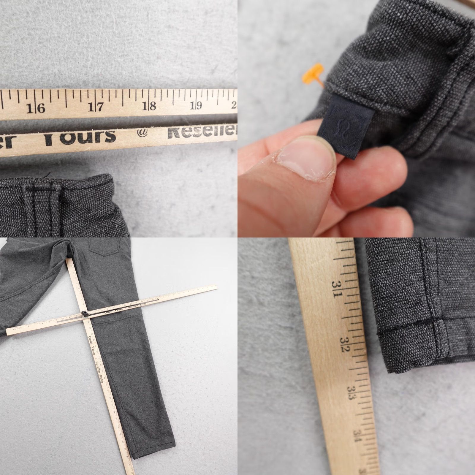 Lululemon LULULEMON 34 Gray ABC Chino Pants Mens Regular Fit Performance Straight Size US 34 / EU 50 - 8 Thumbnail
