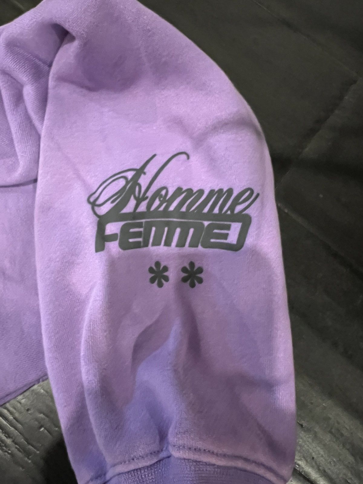 Homme + Femme La Homme+femme Purple La Maison Hoodie Size US M / EU 48-50 / 2 - 4 Thumbnail