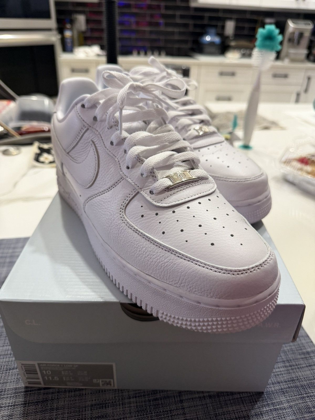 NOCTA × Nike Nocta Air Force 1 sz 10M VNDS Size US 10 / EU 43 - 3 Thumbnail